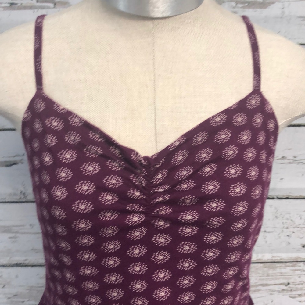 Loft Plum Spaghetti Strap Dress Size Small - Picture 2 of 5